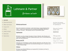 Tablet Screenshot of lehmann-spirituosen.de